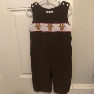 Brown Corduroy with Reindeers Royal Child